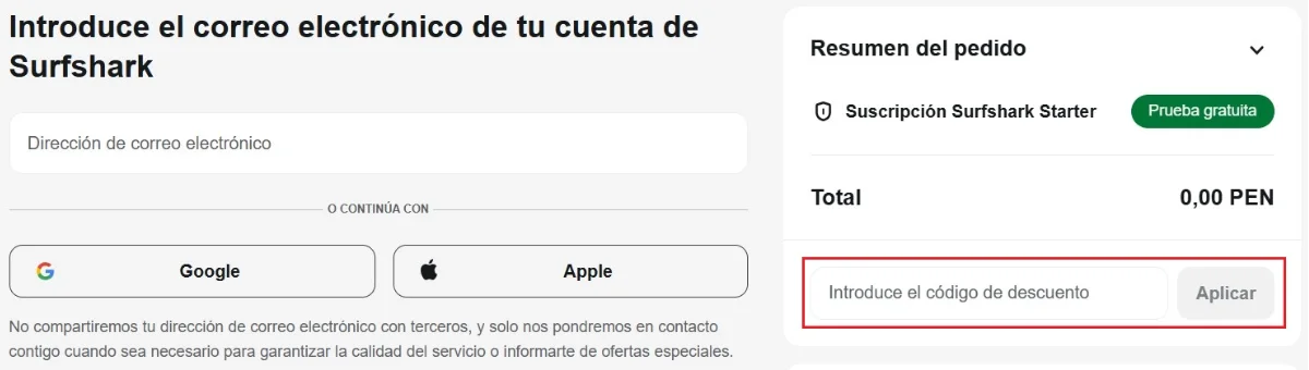 clic en el cupón